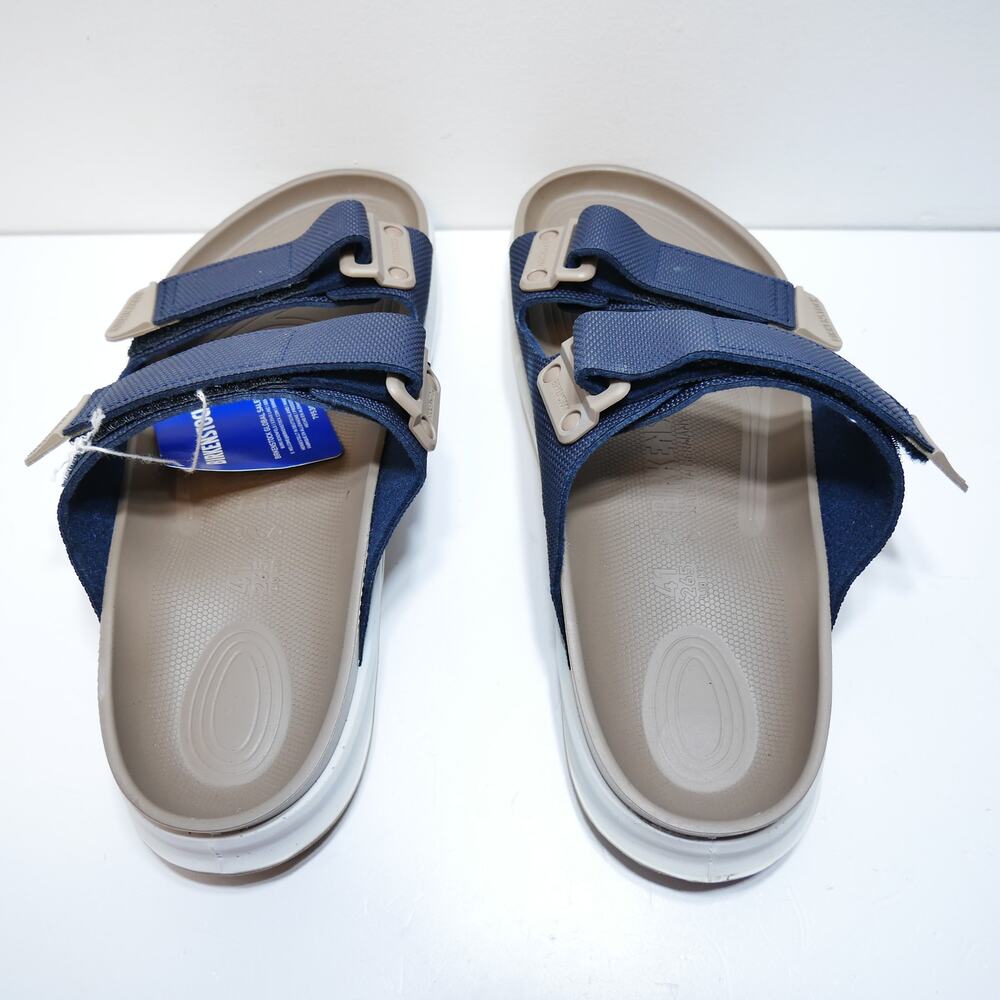 New Birkenstock Atacama Birko-Flor Sandal Navy Tan Mens Size 8/8.5 EU 41 - Picture 4 of 6